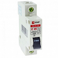mcb4729-1-10C Автоматический выключатель EKF Basic 1P 10А (C) 4.5кА, mcb4729-1-10C