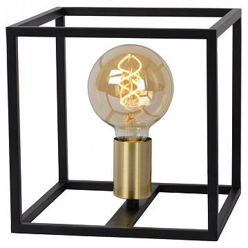 00524/01/30 RUBEN Настольная лампа 1x E27 60W Black/Satin Brass, 00524/01/30  - фотография 6
