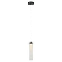 LSP-7171 Подвесной светильник, цвет основания - черный, плафон - стекло (цвет - прозрачный), 1х6W LED
