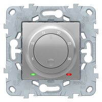 NU550130 Термостат комнатный Schneider Electric UNICA NEW, с датчиком, алюминий, NU550130 NU550130 Термостат комнатный Schneider Electric UNICA NEW, с датчиком, алюминий, NU550130