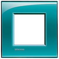 LNA4802VD Рамка 1 пост BTicino LIVING LIGHT, цвет морской волны, LNA4802VD