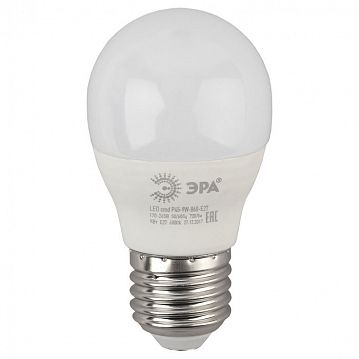 Б0031412 Лампочка светодиодная ЭРА STD LED P45-9W-860-E27 E27 / Е27 9Вт шар холодный дневной свет  - фотография 3