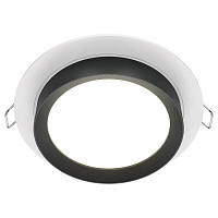 DL086-GX53-RD-WB Downlight Hoop Встраиваемый светильник, цвет: Бело-черный 1x15W GX53