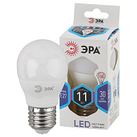 Б0032989 Лампочка светодиодная ЭРА STD LED P45-11W-840-E27 E27 / Е27 11Вт шар нейтральный белый свет