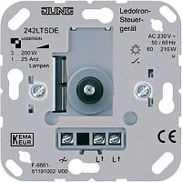 242LTSDE Механизм светорегулятора Jung LEDOTRON, 210 Вт, скрытый монтаж, 242LTSDE