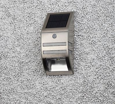 Б0044252 ЭРА Фасадный светильник Хром, на солнечной батарее, 3LED, 50lm (12/864)  - фотография 4
