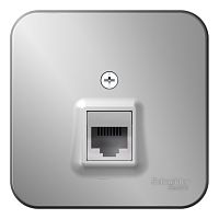 BLNIA045003 Розетка компьютерная RJ45 Systeme Electric BLANCA, открытый монтаж, алюминий, BLNIA045003 BLNIA045003 Розетка компьютерная RJ45 Systeme Electric BLANCA, открытый монтаж, алюминий, BLNIA045003