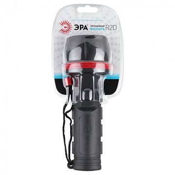 C0036217 Светодиодный фонарь ЭРА R2D ручной на батарейках резина  - фотография 2