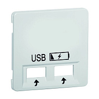 239813 Накладка на розетку USB PEHA by Honeywell DIALOG, скрытый монтаж, белый, 239813