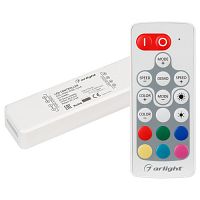 024983 Контроллер ARL-MINI-RGB-3x4A (5-24V, RF ПДУ 18кн) (Arlight, IP20 Пластик, 1 год)