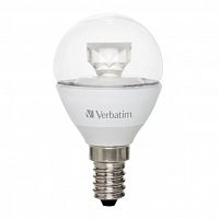 Verbatim LED Mini Globe E14 5.0W 2700K WW 330LM Clear
