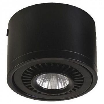 1779-1C Reflector потолочный светильник D115*H85, 1*LED*12W, AC:100-240V, RA>80, IP21, 960LM, 4000K, included; потолочный светильник с поворотным источником света, черный цвет каркаса  - фотография 3