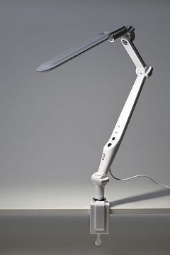 Б0052766 Настольный светильник ЭРА NLED-496-12W-W светодиодный на струбцине белый, Б0052766  - фотография 3