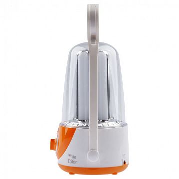 Б0025621 Фонарь кемпинговый светодиодный ЭРА KA55S аккумуляторный с диммером и складным крючком яркий светильник бело-оранжевый  - фотография 4