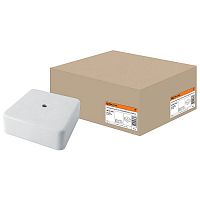SQ1401-0201 Коробка распаячная КР 50х50х20 ОП белая IP40 TDM