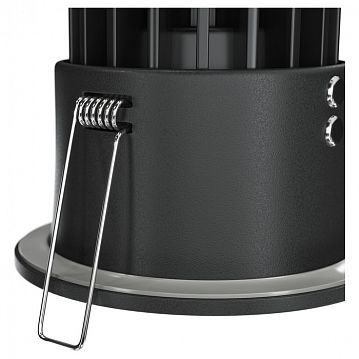 DL034-L12W3K-D-B Maytoni Technical Встраиваемый светильник Цвет: Черный 12W  - фотография 2