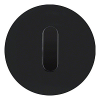 10012045 Накладка на поворотный выключатель Berker R.CLASSIC, скрытый монтаж, черный блестящий, 10012045