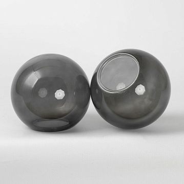 LSP-8891 Линейно-подвесной светильник, цвет основания - черный, плафон - стекло (цвет - серый), 4х40W E14  - фотография 2