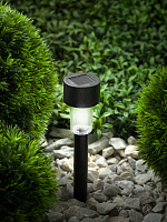 Б0018974 SL-PL30 ЭРА Садовый светильник на солнечной батарее, пластик, черный, 30 см (24/1320)