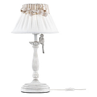 Maytoni Bird Настольная лампа, цвет: Белый Антик 1х40W E27, ARM013-11-W