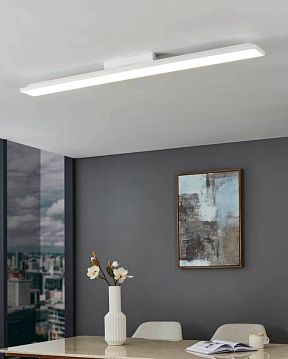 900707 900707 Потолочный светильник TURCONA-B, 20,5W (LED), 4000K, L1200, B100, H70, сталь, алюминий, белый / пластик, белый  - фотография 2