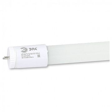 Б0032999 Лампа светодиодная ЭРА STD LED T8-10W-840-G13-600mm G13 поворотный 10Вт трубка стекло нейтральный белый свет  - фотография 3