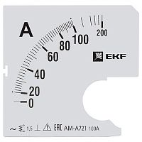 s-a721-100 Шкала сменная для A721 100/5А-1,5 EKF PROxima