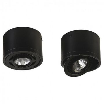 1778-1C Reflector потолочный светильник D87*H60, 1*LED*7W, AC:100-240V, 560LM, RA>80, IP21, 4000-4200K, included; потолочный светильник с поворотным источником света, черный цвет каркаса