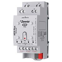 ZIO-KESP Счетчик электроэнергии KNX KES Plus для 1-фазных или 3-фазных электроустановок; измерение мгновенных значений активной и реактивной мощности; расчет коэф. мощности; до 6 тарифов, до 10 логических функций, на DIN рейку, 2TE