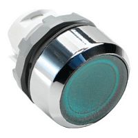 1SFA611100R2102 Кнопка MP1-21G зеленая (только корпус) с подсветкой без фиксации