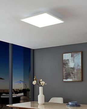 900704 900704 Потолочный светильник TURCONA-B, 21W (LED), 4000K, L437, B437, H70, сталь, алюминий, белый / пластик, белый  - фотография 2