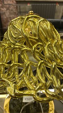 772/LT gold настольная лампа, цвет стекла - золото, цвет арматуры - золото, 1x60w E14, 772/LT gold  - фотография 4