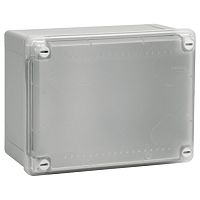 54020 Коробка ответвит. с гладкими стенками, прозрачная, IP56, 150х110х70мм (упак. 1шт)