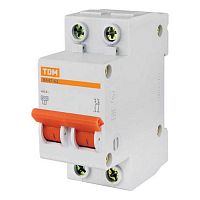 SQ0218-0015 Автоматический выключатель TDM Electric ВА47-63 2P 50А (C) 4.5кА, SQ0218-0015