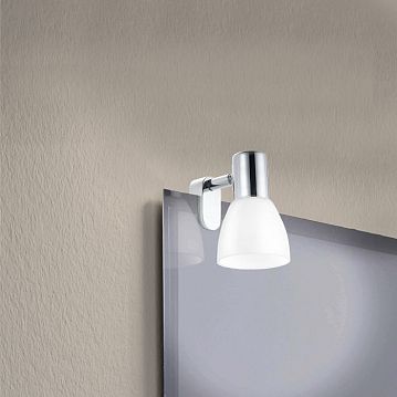 85832 85832 Светильник для ванной комнаты STICKER, 1х40W (E14), H115, сталь, хром/матовое опал. стекло, бе, 85832  - фотография 2