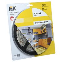 Лента LED 5м блистер LSR-3528Y60-4.8-IP65-12V IEK-eco