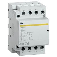 MKK21-40-40 Модульный контактор IEK 4НО 40А 230В AC/DC, MKK21-40-40