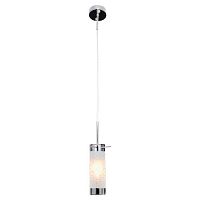 LSP-9548 LEINELL Подвесной светильник, цвет основания - хром, плафон - стекло (цвет - белый), 1x40W E14