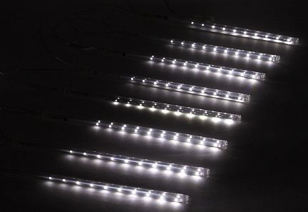 Б0041910 ENOS-02H ЭРА Гирлянда LED Сосульки 2,1м холодный свет, 7V, IP44 (20/400)  - фотография 8