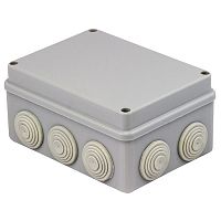 plc-kmr-050-042 Коробка распаячная КМР-050-042 пылевлагозащитная, 10 мембранных вводов, уплотнительный шнур (190х140 plc-kmr-050-042 Коробка распаячная КМР-050-042 пылевлагозащитная, 10 мембранных вводов, уплотнительный шнур (190х140