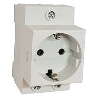 Розетка AC30-111 с заземляющим контактом на DIN-рейку