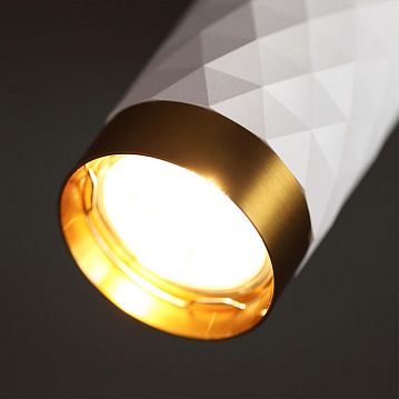 4286/1C 4286/1C HIGHTECH ODL22 213 белый/золотистый/металл Потолочный светильник IP20 LED GU10 max 10W AD ASTRUM  - фотография 6