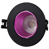 DK3061-BK+PI DK3061-BK+PI Встраиваемый светильник, IP 20, 10 Вт, GU5.3, LED, черный/розовый, пластик