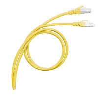 051780 Шнур коммутационный RJ 45 - категория 6a - S/FTP - PVC -экранированный - 1 м - желтый