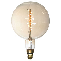 GF-L-2108 EDISSON Лампочки, цвет основания - бронзовый, плафон - стекло (цвет - янтарный), 1x4W E27