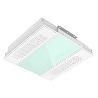 V1-C0-0UV70-10GD6-5403030 Светодиодный светильник VARTON с UV-блоком встраиваемый 30 Вт 595х595х126 мм 3000 K IP54 с защитным силикатным стеклом global white bioguard матовый д