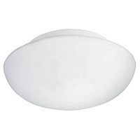 83404 Светильник для ванной комнаты ELLA, 2х60W (E27), Ø350, сталь, белый/опаловое стекло