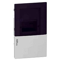 MIP22104T RESI9 MP(MINI PRAGMA)ЩИТ ВСТР.C ДЫМ ДВ. 1РЯД/4МОД,IP40,IK07,50А,2клеммы,Италия