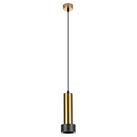 RAN, Светильник подвесной, цвет арматуры - полированная медь, цвет плафона/декора - полированная медь, 1x50W GU10