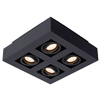 09119/21/30 XIRAX Потолочный светильник 4xGU10/5W LED DTW Black